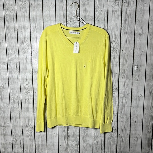 Nautica Other - NAUTICA  yellow sweater size large